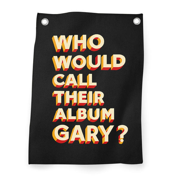 'Who Would' Black Wall Hanging